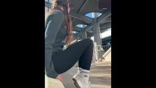 Finding A Spot At The Mall To Cum Hard | Public Orgasm | Outdoors