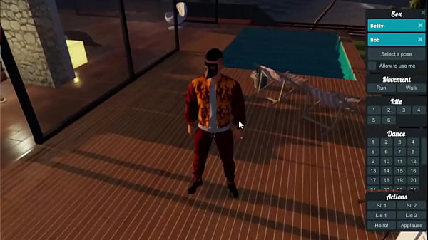 Otra vez un trio con mis amigos