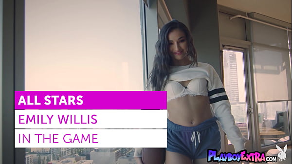 Petite small tits latina teen Emily Willis posing naked on the pool table